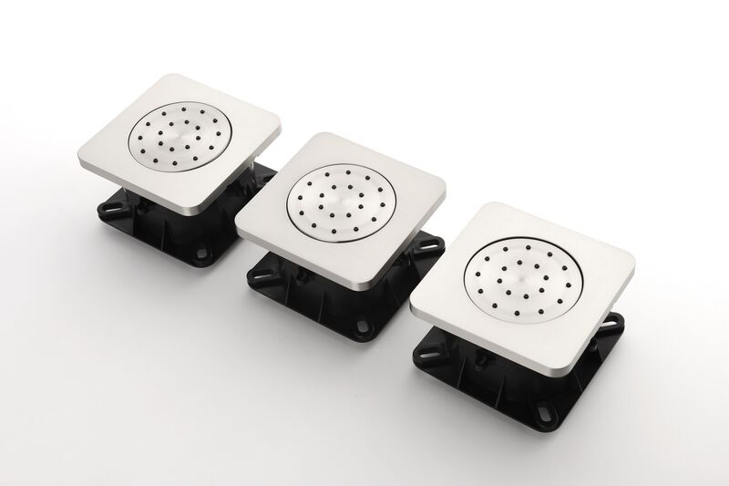 Full Shower Combo Set with Handheld Shower, Rainfall Shower Head, Body Jets & Slide Bar