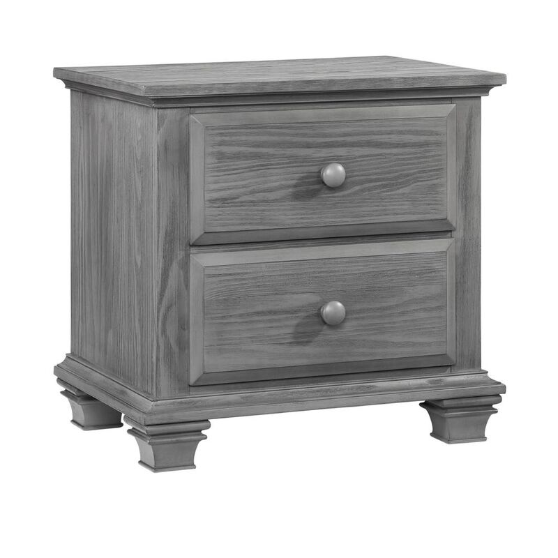 Oxford Baby Kenilworth 2 Dr Nightstand Graphite Gray
