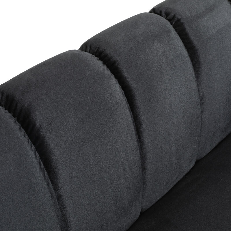 Merax Velvet 3-Seater Sofa