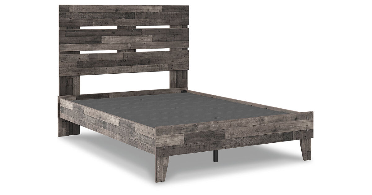 Full Panel Platform Bed