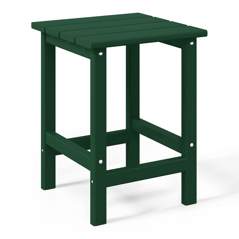WestinTrends Westintrends 14" square outdoor Side table for Adirondack chair