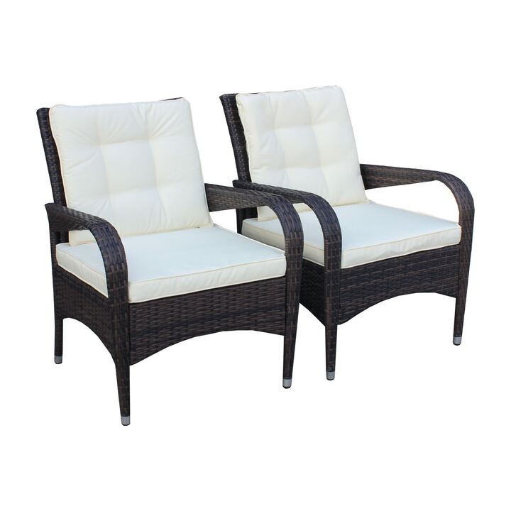 2-Piece Liberatore Dining Chairs With Cushions (Cushion)