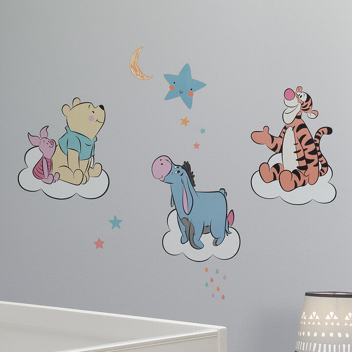 Lambs & Ivy Disney Baby Winnie the Pooh Hugs Piglet/Eeyore/Tigger Wall Decals