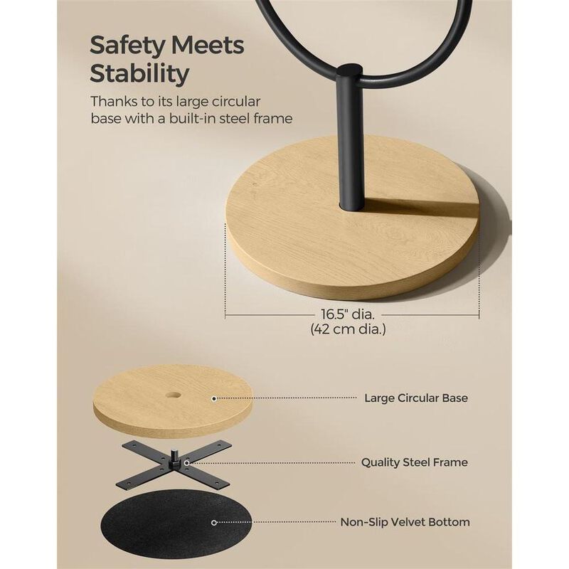 3-in-1 Full-Length Floor Mirror
