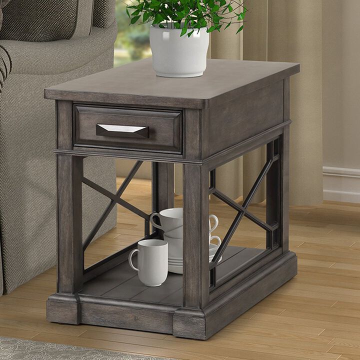 Parker House Furniture Parker House Sundance - Smokey Grey Chairside Table