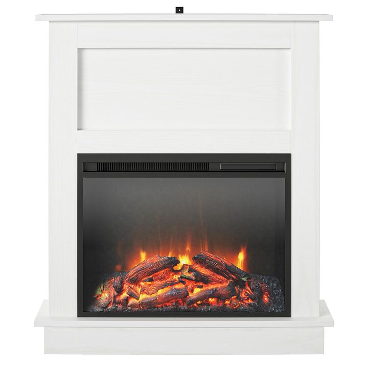 Ameriwood Home Ellsworth Fireplace Space Heater with Mantel