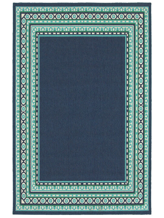 Meridian 5'3" x 7'6" Navy Rug