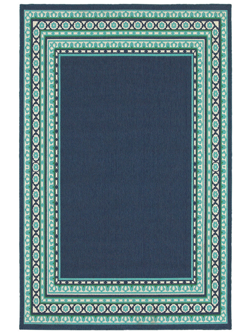 Meridian 5'3" x 7'6" Navy Rug