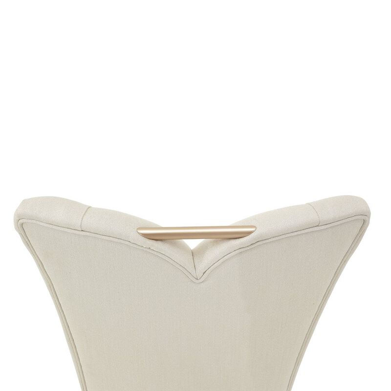 Michael Amini La Rachelle Dining Side Chair - Icicle/Champagne Set of 2