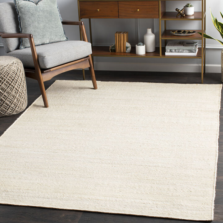 Evora EVO-2301 6' x 9' White Rug