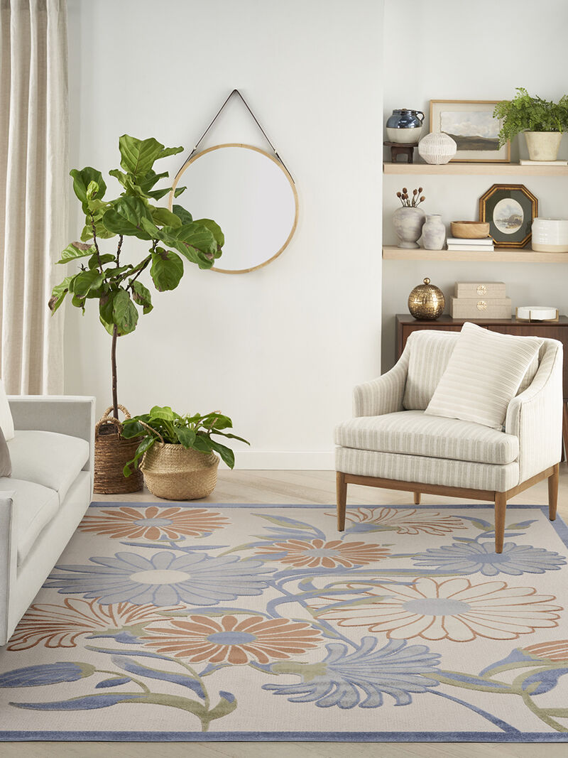 Aloha ALH33 Beige/Multicolor 10' x 14' Rug