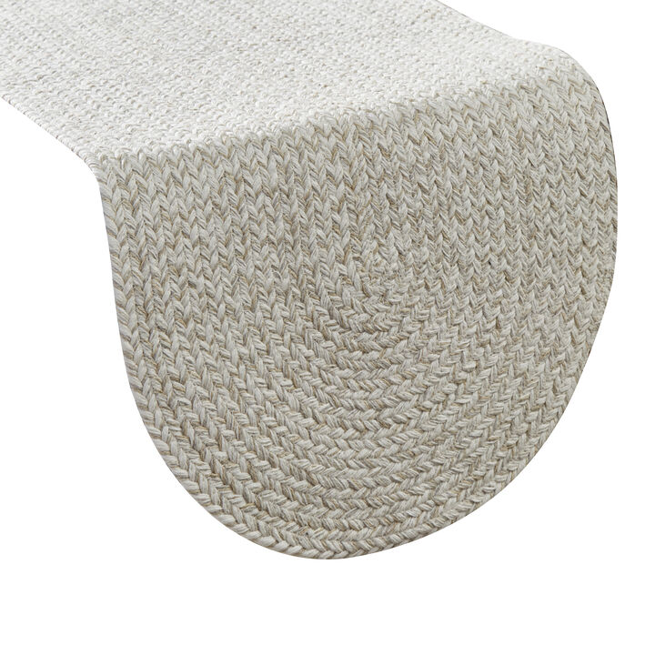 Park Designs Sea Salt Spice Bin Braided Table Runner 15" X 54"