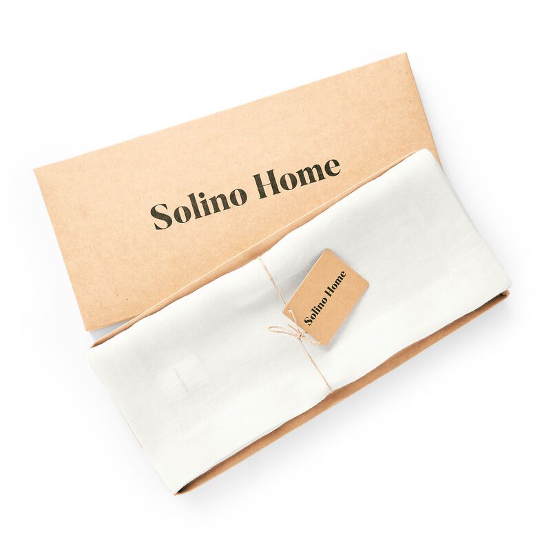 Solino Home 100% Pure Linen Table Runner | Sonoma