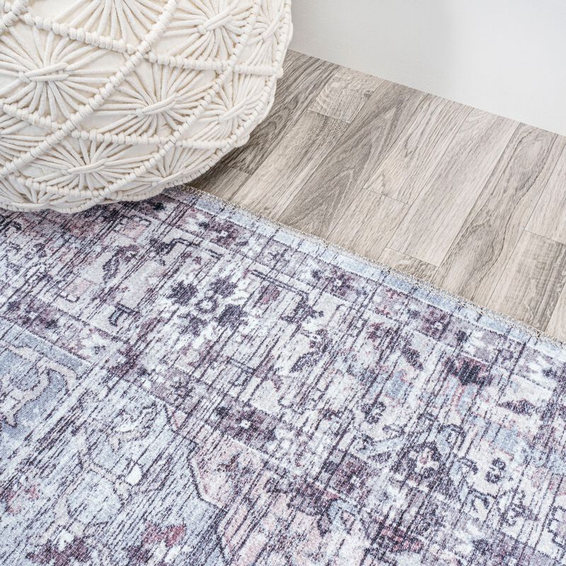 Didim Boho Medallion Machine-Washable Area Rug