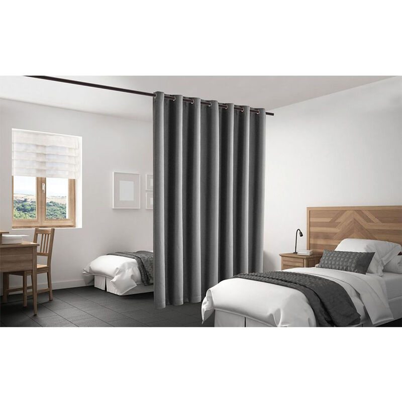 Legacy Decor Room Divider Curtain Heavyweight Blackout Premium Fabric Thermal Insulated 48"W X 84" Tall