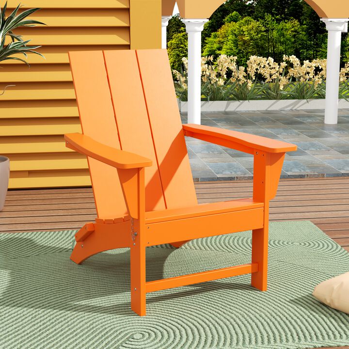 WestinTrends Modern Folding Adirondack Chair