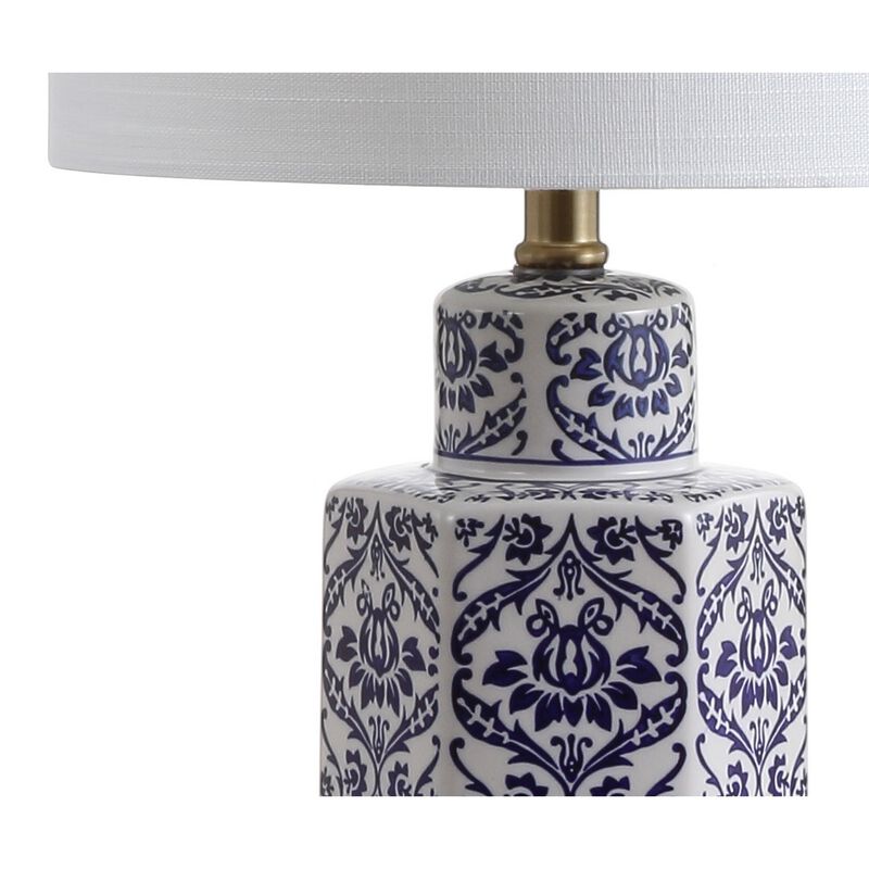 Diana Ginger Jar Ceramic/Metal LED Table Lamp