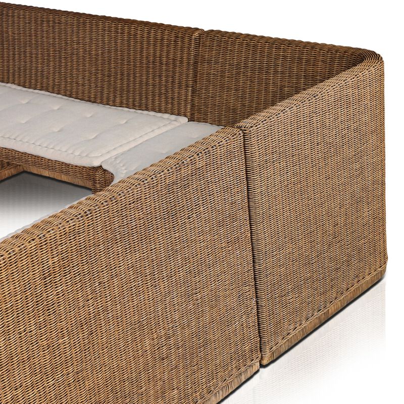 Senna 132" L-Shaped Dining Banquette