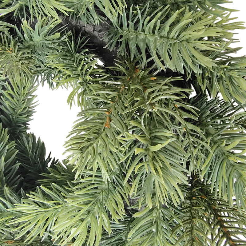 Green Pine Artificial Christmas Wreath  11.75-Inch  Unlit