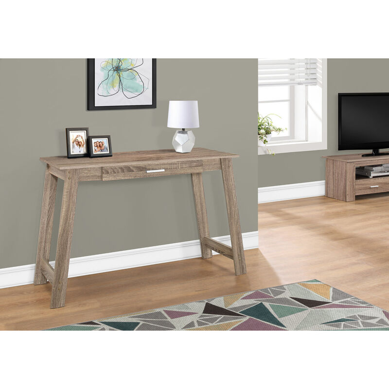 Monarch Specialties I 7191 Computer Desk, Home Office, Laptop, Storage Drawers, Work, Laminate, Brown, Contemporary, Modern