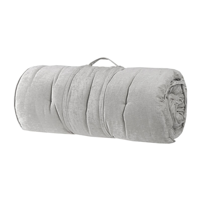 Gracie Mills Lucien Chenille Lightweight Long Lounger Floor Pillow Cushion