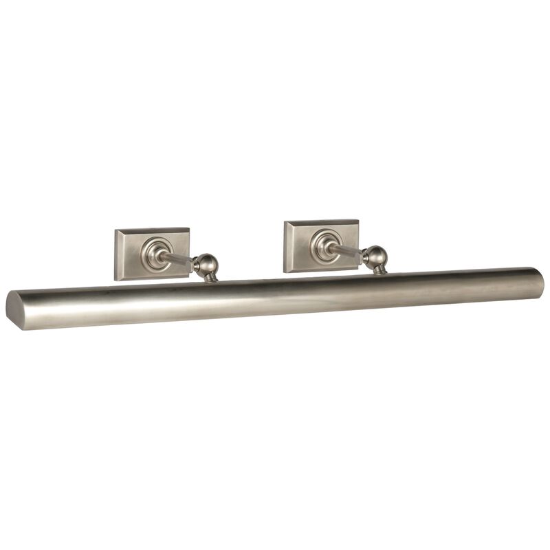 30" Cabinet Maker's Picture Light in Antique Nickel