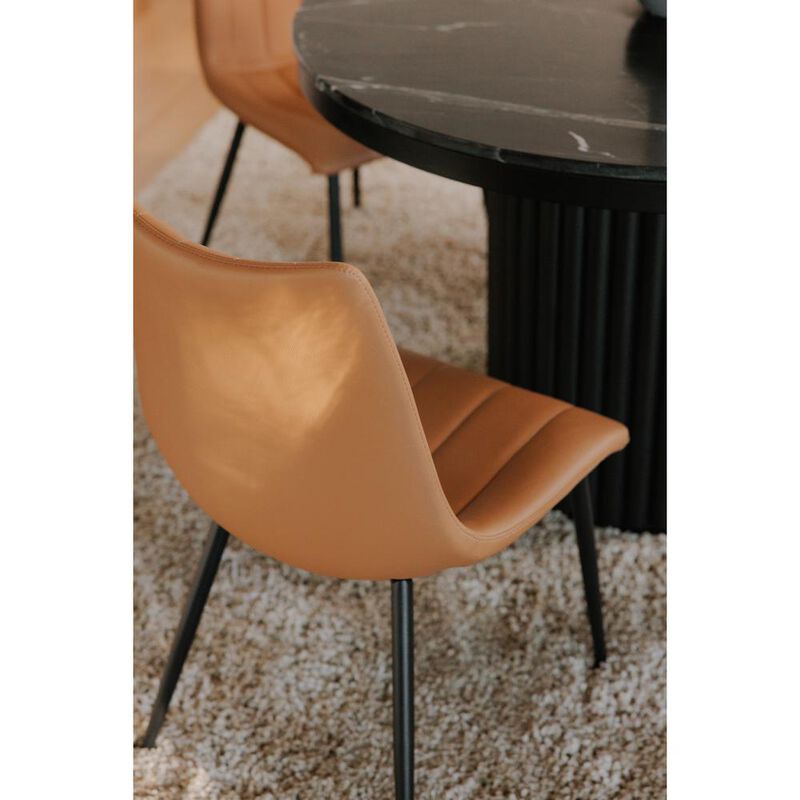 Moe�s Alibi Dining Chair Tan-Set Of Two