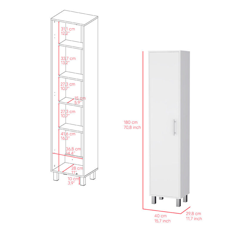 Cabinet Buccan Storage, Garage, White