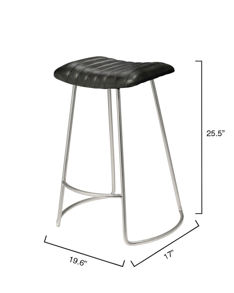 Theo Grey Counter Stool