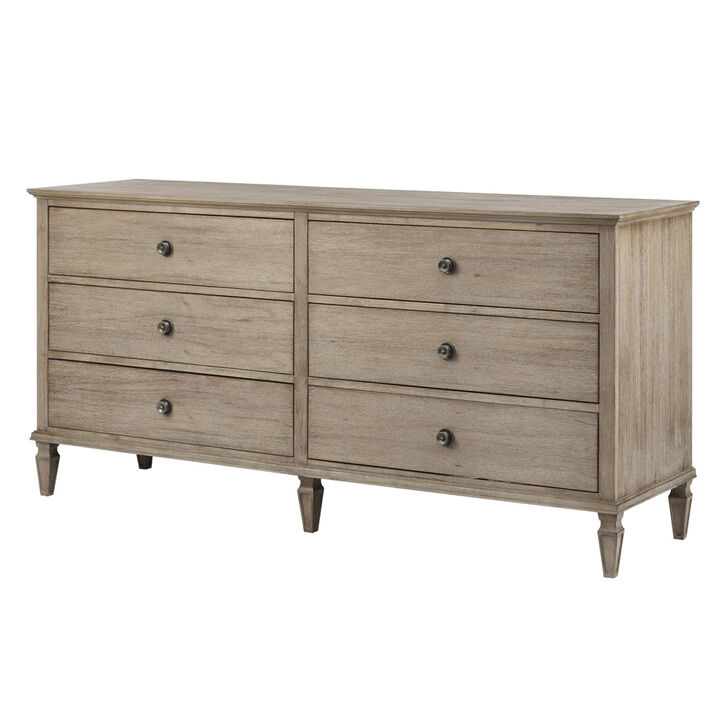 Gracie Mills Bolton French-Inspired 6-Drawer Dresser