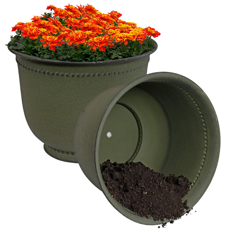 Michael Metal Outdoor Planter Set of 2