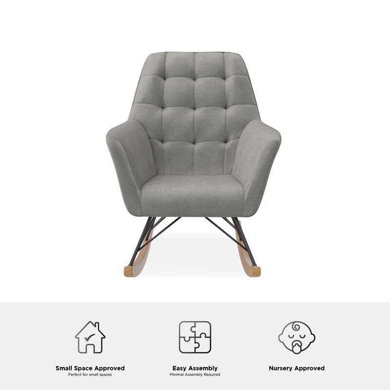 Raven Upholstered Rocker
