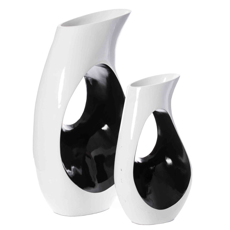 Set of 2 Sizes Floor Vases