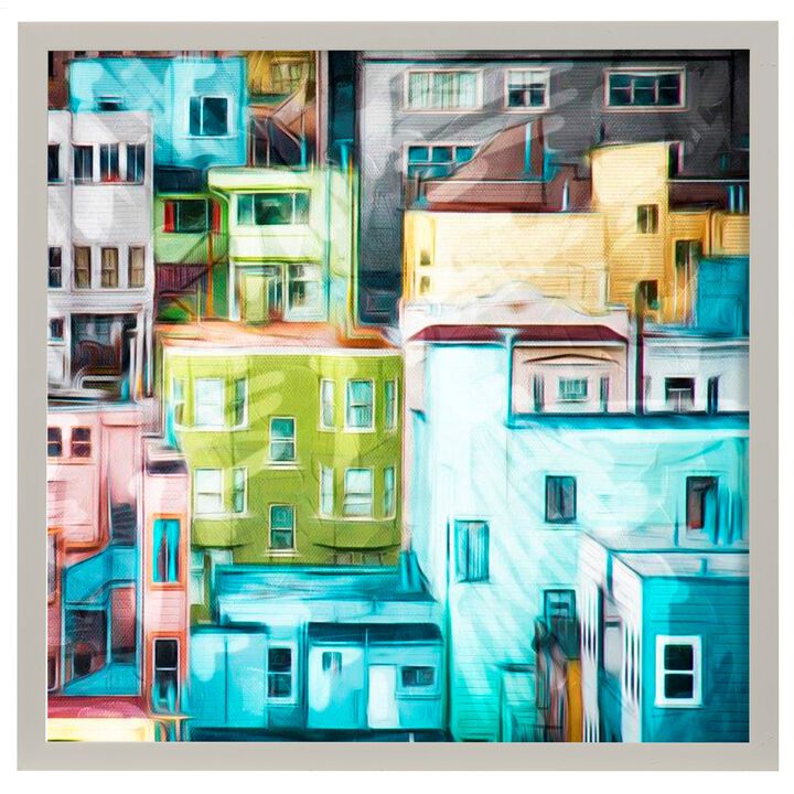 Looking At A Colorful City II
