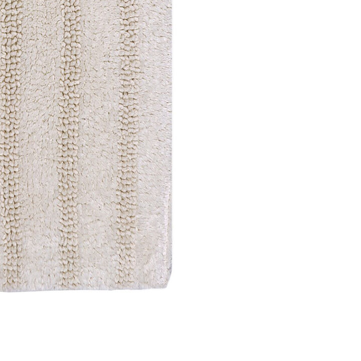 Knightsbridge Linear 220 GSF Reversible Bath Rug 21 x 34 - Aqua