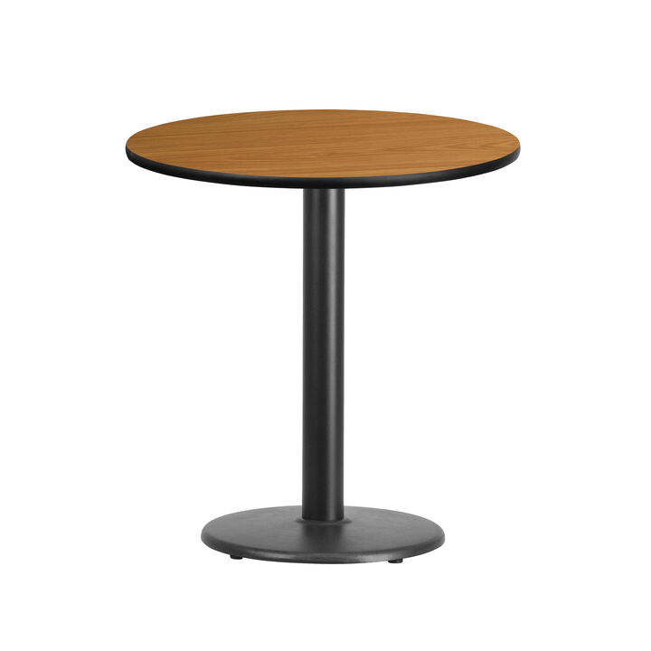 24RD NA Laminate Table-RD Base