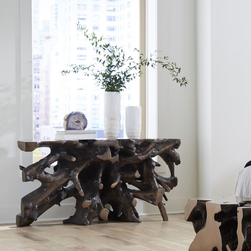 Beau Cast Root Console Table