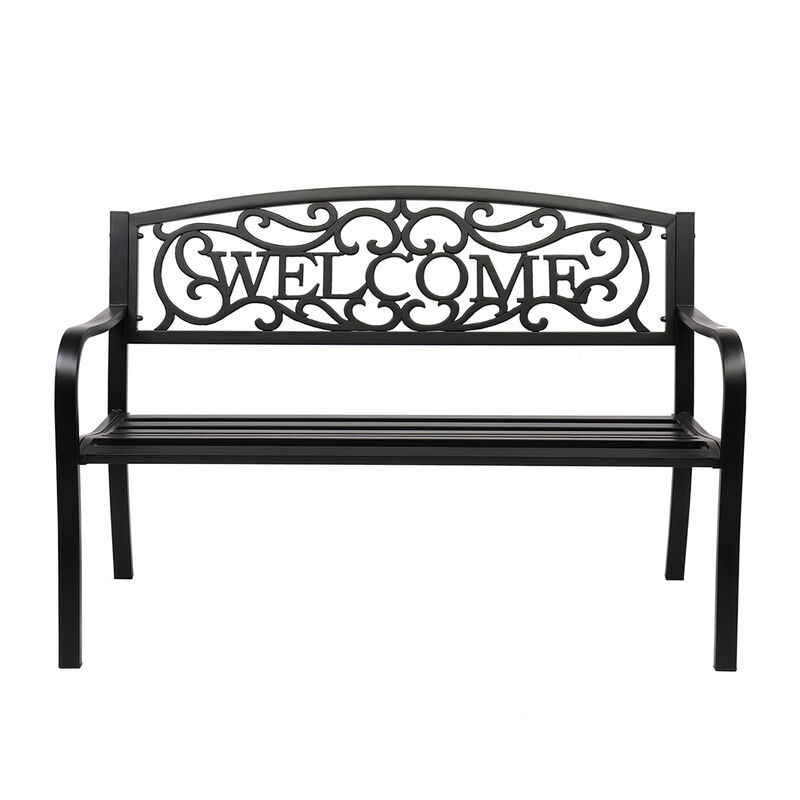 Outdoor Backrest Bench Durable and Stylish Seating for Patio, Garden, or Park