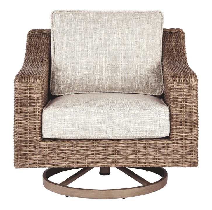 Beachcroft Outdoor Swivel Lounge with Cushion