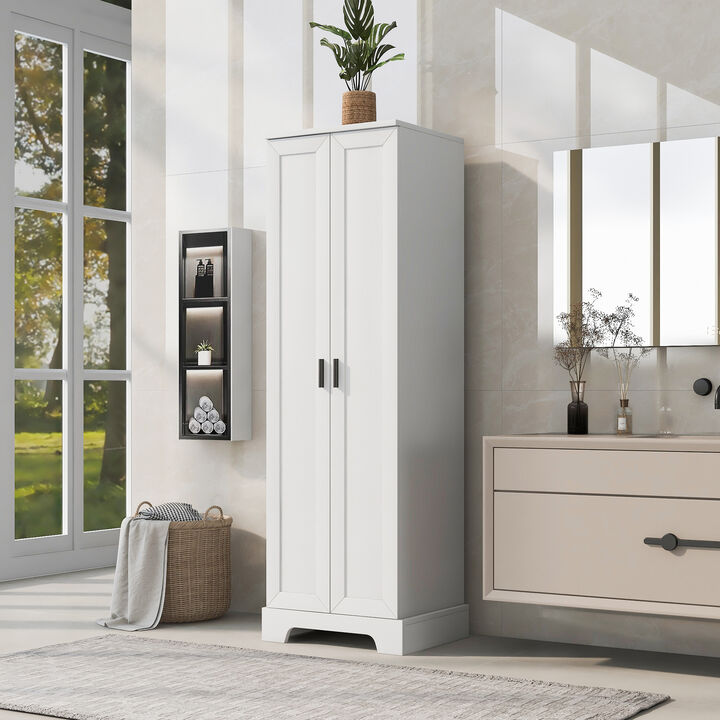 Merax Bathroom Storage Cabinet with 2 Doors