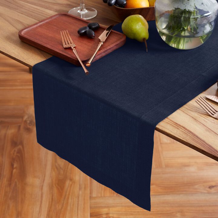 Solino Home 100% Pure Linen Table Runner | Sonoma