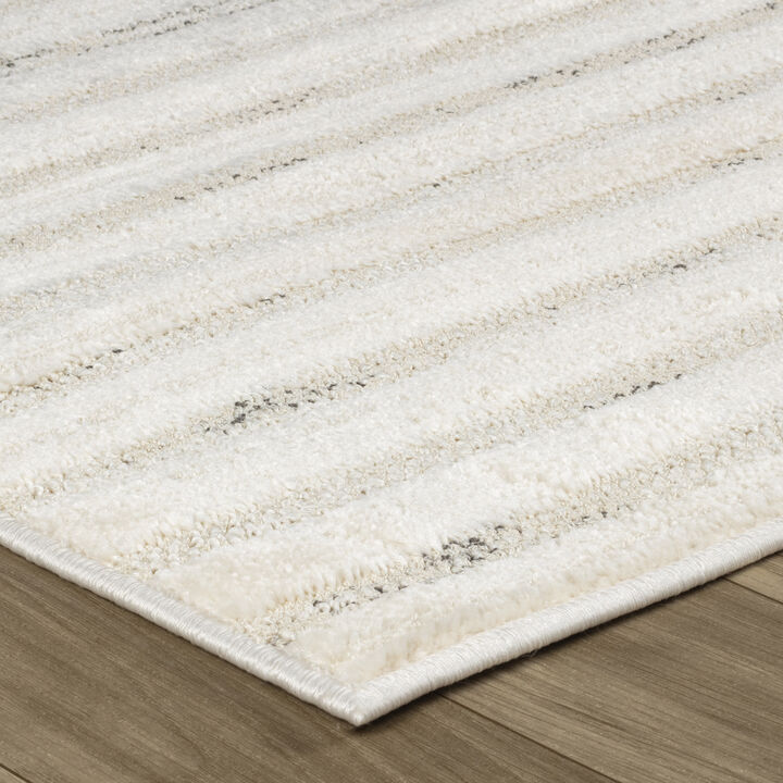 Abstract Modern Geometric Grey Indoor Area Rug