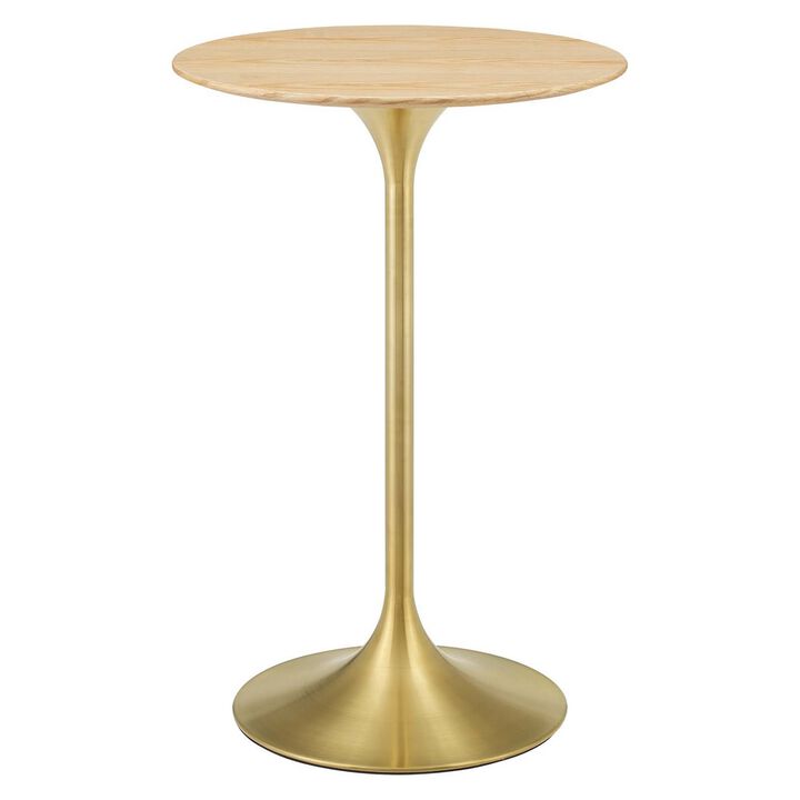 Lippa 28" Wood Bar Table