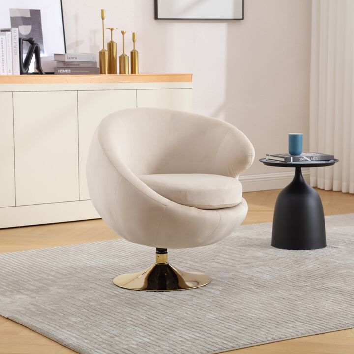 360 Degree Swivel Cuddle Chairs, Round Armchairs for Home & Office