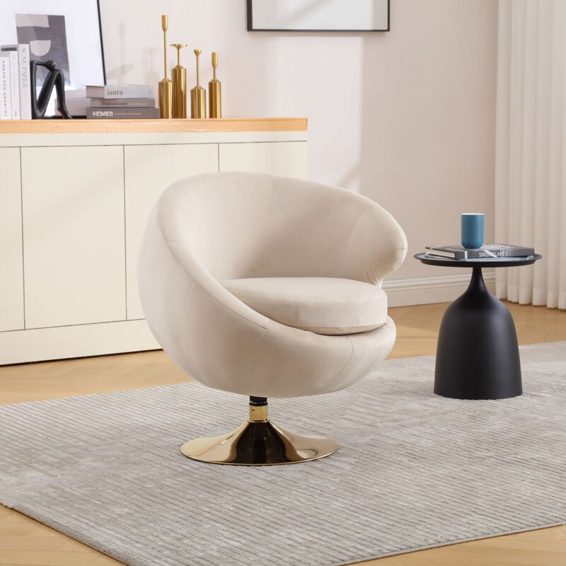 360 Degree Swivel Cuddle Chairs, Round Armchairs for Home & Office