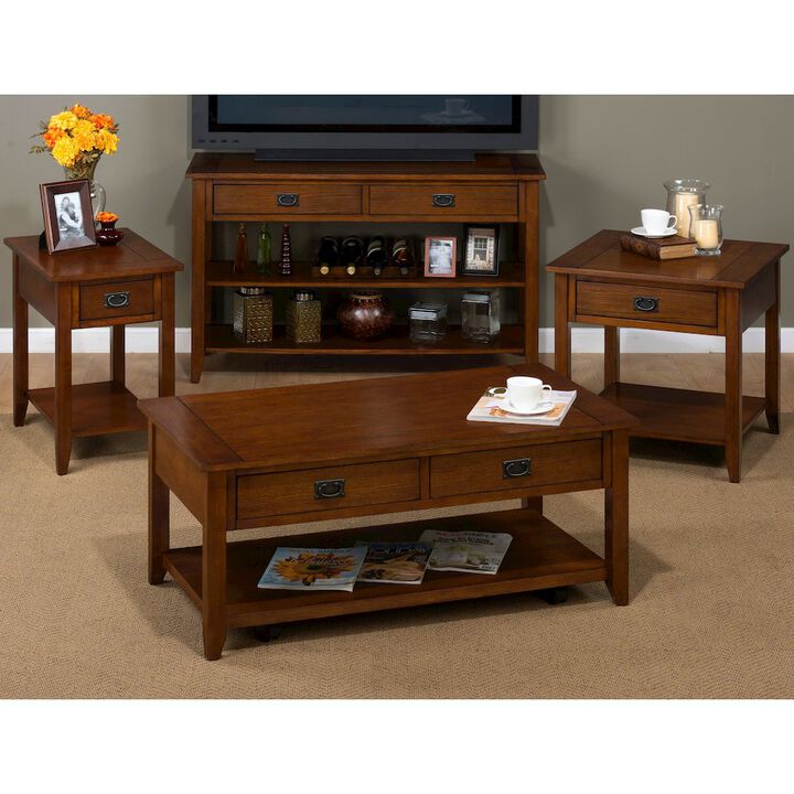 Jofran Mission 44 Oak Coffee Table