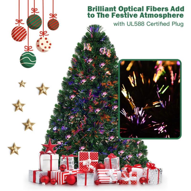 Fiber Optic Artificial PVC Christmas Tree
