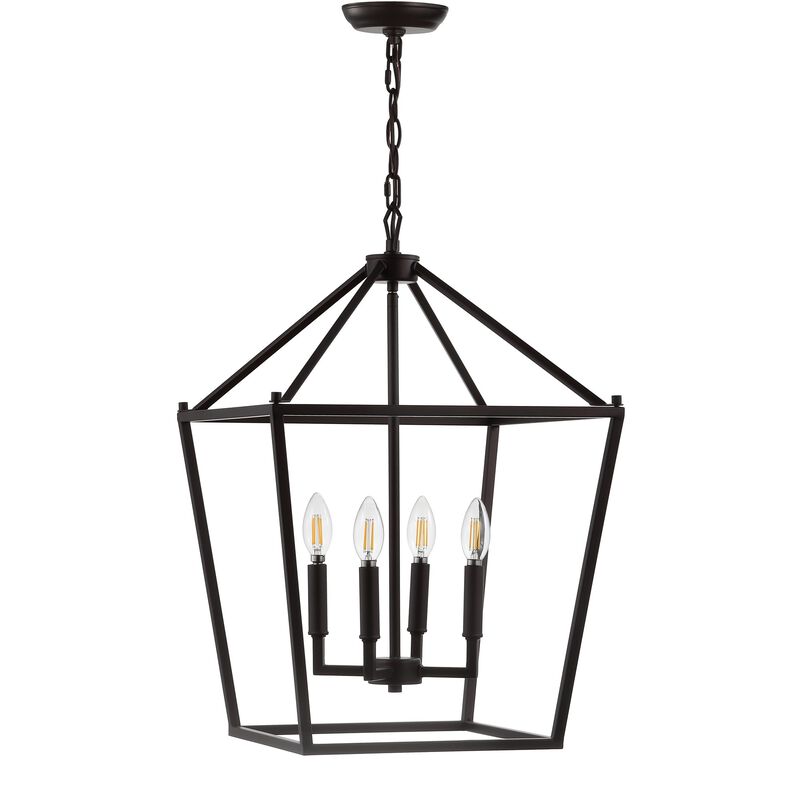 PagodaBulb Lantern Metal LED Pendant