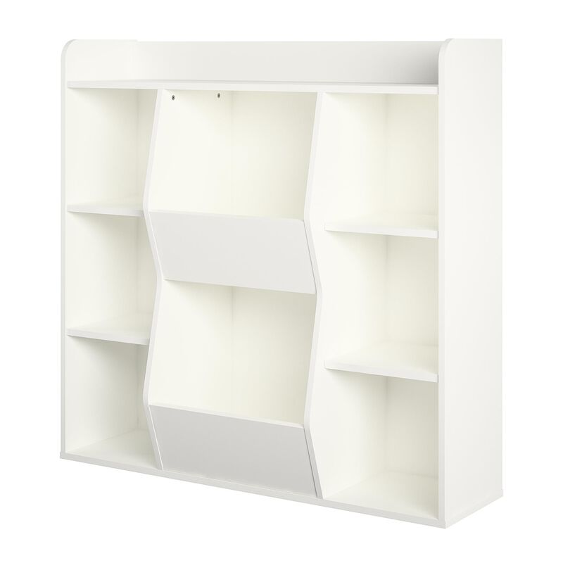 Ameriwood Home Tyler Kids Large Toy Storage Bookcase, White