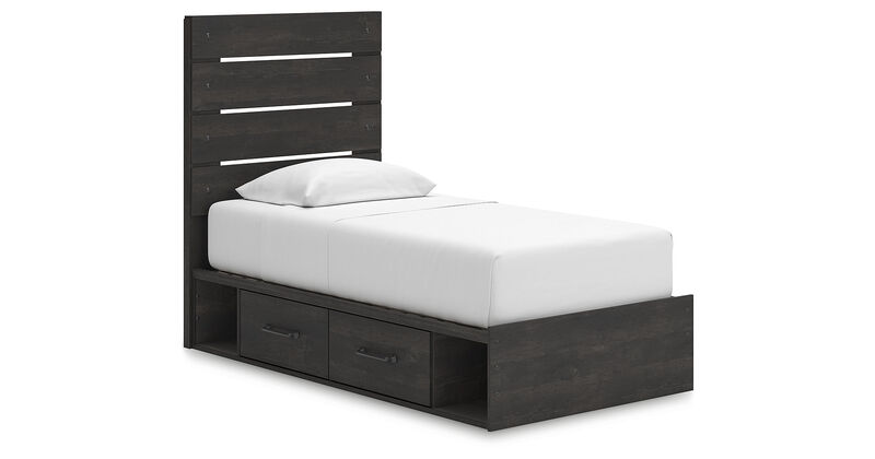Delmorta Twin Panel Storage Bed